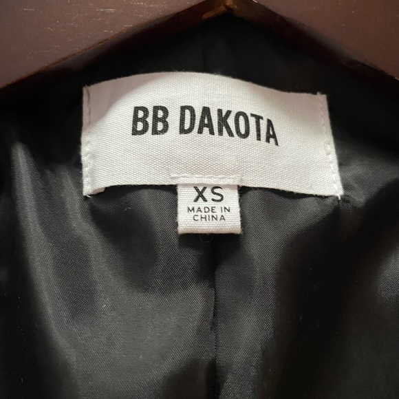BB Dakota Black Vegan Leather Jacket in XS - Picture 4 of 5